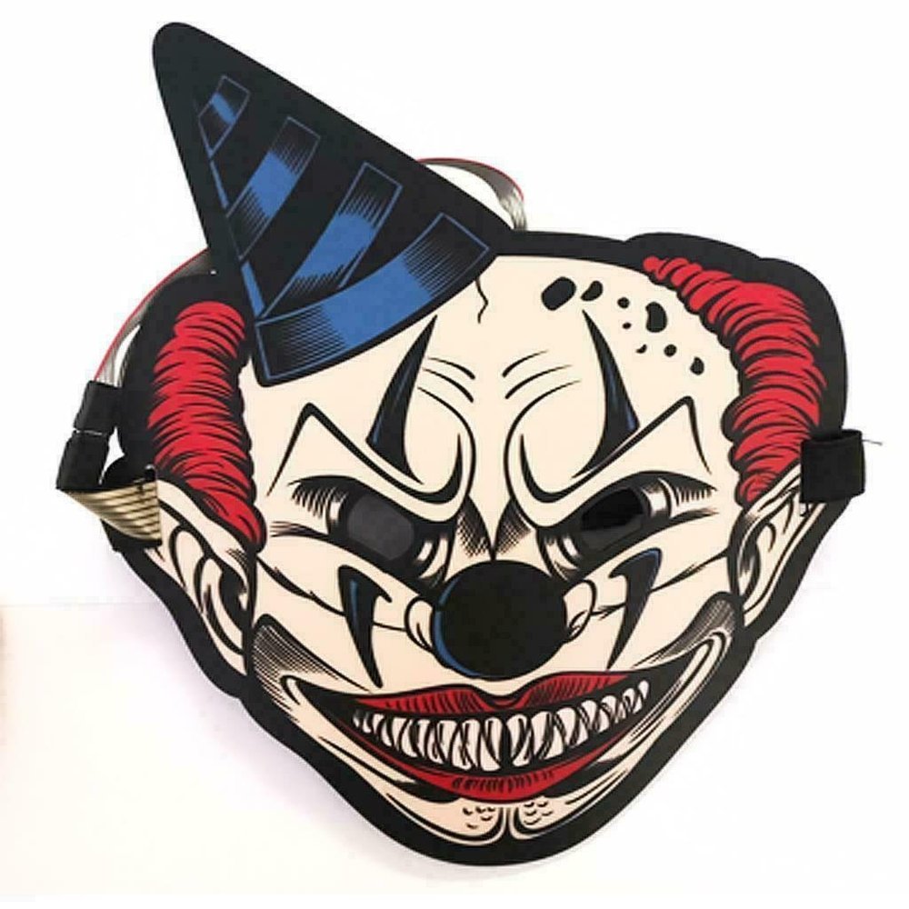 Sound Reactive LED Mask Sound Activated Street Dance Creepy Scary Halloween